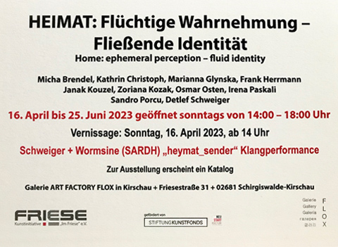 Heimat: Flüchtige Wahrnehmung - Fließende Identität